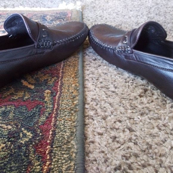Robert Zur Leather Slip On Driving Loafers main image 7